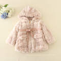 De alta classe crianças roupas de inverno duoduo princesa rosa casacos quentes casacos de peles macias natal para 2 anos de idade meninas peludas
